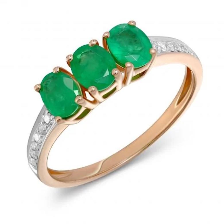 Ring Rose Gold 14 K (Same Ring in Yellow and White metal Available)
Diamond 12-RND57-0,09-4/4A
Emerald 3-0,98ct-Т(4)/4

Size 7 USA
Weight 1,95 grams


With a heritage of ancient fine Swiss jewelry traditions, NATKINA is a Geneva based jewellery