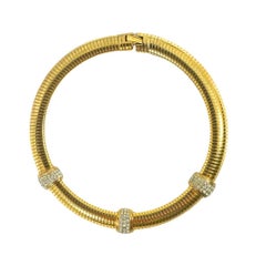 Fashion Forward Ciner Collar Gargantilla -  Piedras strass transparentes