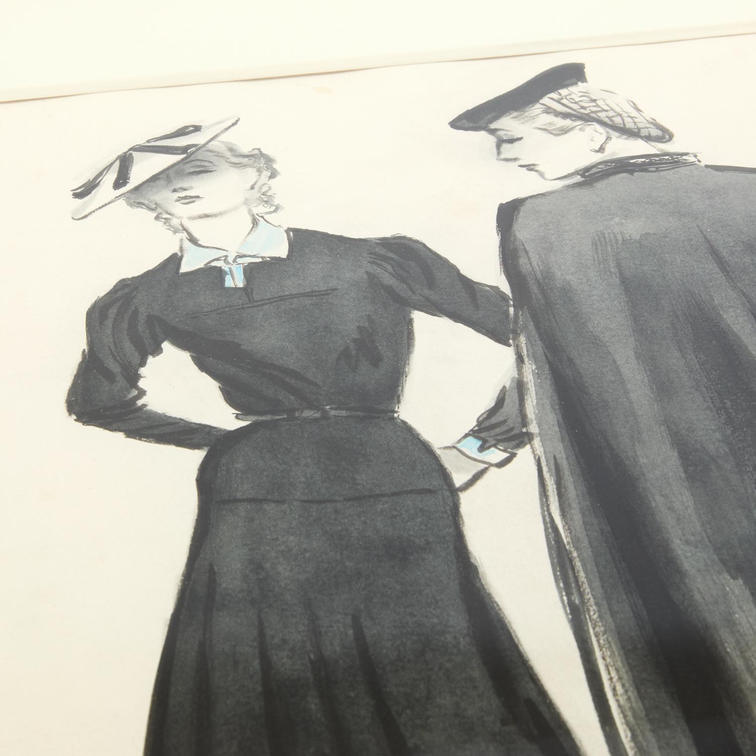 Paper Fashion Illustration 