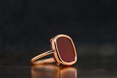Anello moda Agata Rouge Oro rosa 18 carati