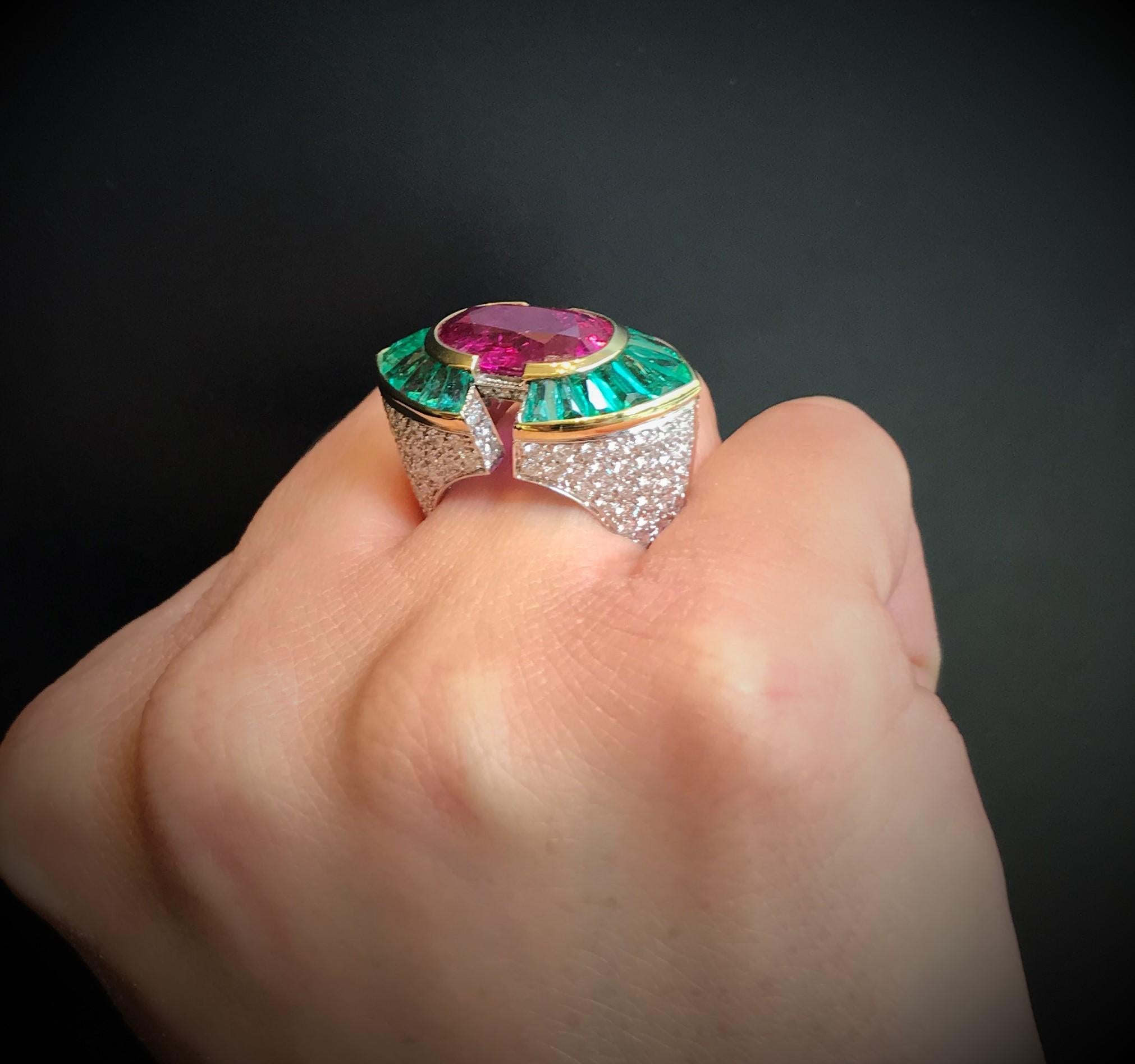 emerald ruby ring