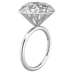 Fashion Ring in 14k White Gold