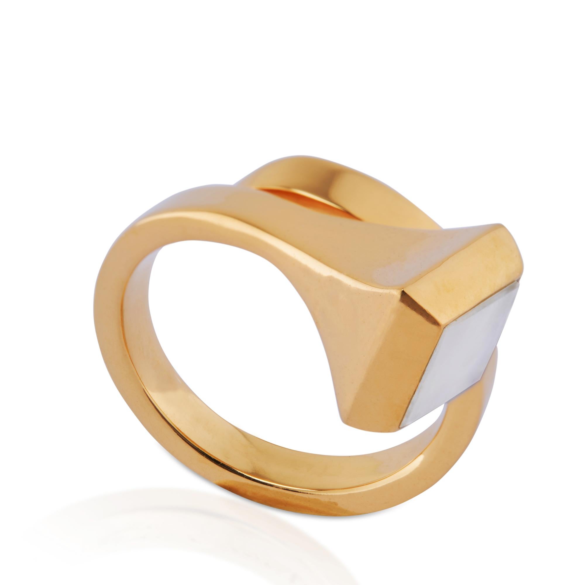 Unisex ring in 18k yellow gold vermeil, set with rainbow moonstone, square cut, 1.30 carat, a gemstone with a meaning of enhancing mental power
Size UK Q - US 8 1/4 in stock, more sizes available upon request, made to order items aren't