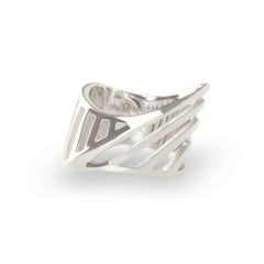 Contemporary Silver Ring 