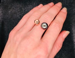 Fashion Ring South Sea Pearl Rose Gold 18 Karat