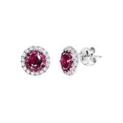 Fashion Ruby Every Day Diamonds White Gold Ring for Her