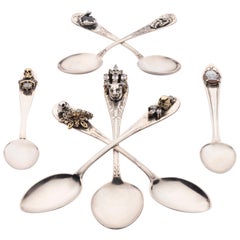 Fashion Silver Spoon Set from Iosselliani
