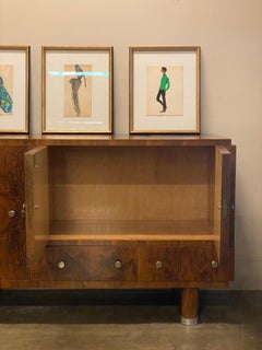 Fashion Sketch by Ginette Roger, France, 1940's