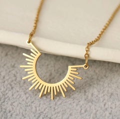 Fashion Spiked Femme Necklace 925 Sterling Silver Choker Necklace Gift.