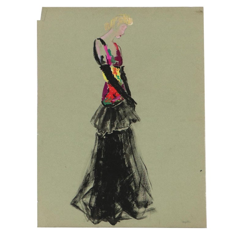 Artist: Orval Hempler
Untitled (dress)
Watercolor on paper
Signed to the lower right

Measurements:
19.50 inches wide x 26 inches high x 0.1 inches thick (unframed)


Orval Frederick Hempler (1915 – 1994). Orval was born in Almena, Norton