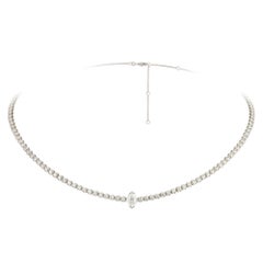 Fashion White Gold 18K Necklace Diamond for Her