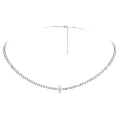 Fashion White Gold 18K Necklace Diamond for Her