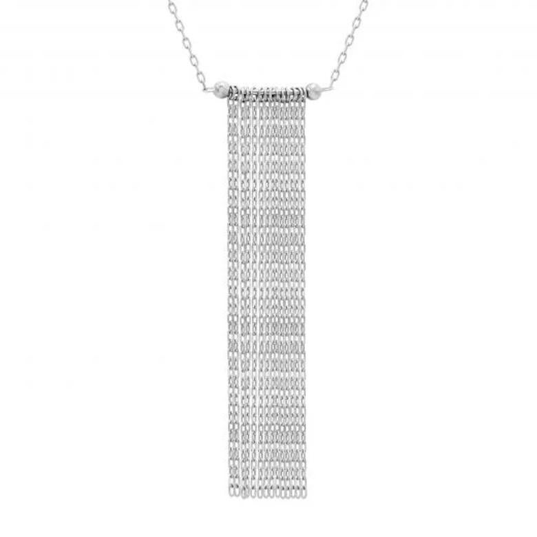 Women's Fashion White Gold Dangle Necklace for Her For Sale
