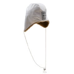 Chapeau de ski blanc crème Collector Chanel