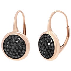 Pendientes de oro amarillo con diamantes italianos para ella