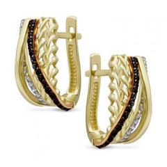Fashionable Italian Style Pink Yellow Gold 14 Karat Statement Ring for Her