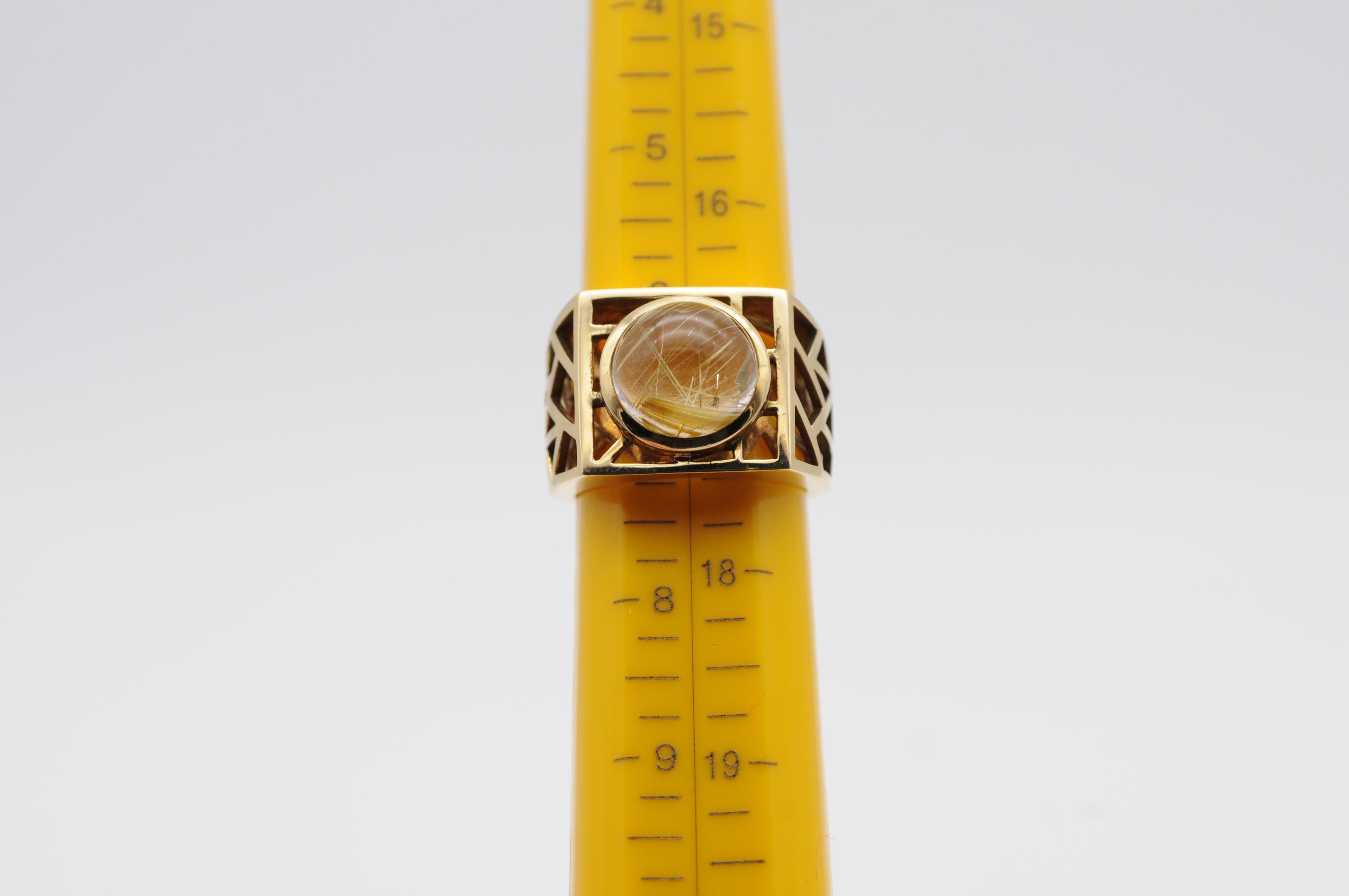 Fashionable Jette Joop Ring 18k Yellow Gold For Sale 1