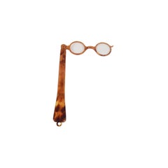 Fassamano French Tortoise antique Occhiali da vista secondo tempo  xIX secolo