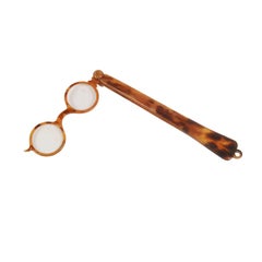 Fassamano French Tortoise antique Occhiali da vista secondo tempo  xIX secolo