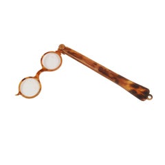 Fassamano French Tortoise Vintage Eyeglasses second half  19th Century 