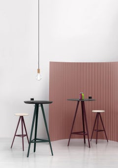 Fast Food Art, Aky Met, Metal Base and Solid Wood by Emilio Nanni