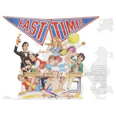 Fast Times at Ridgemont High 1982 British Quad Film Poster