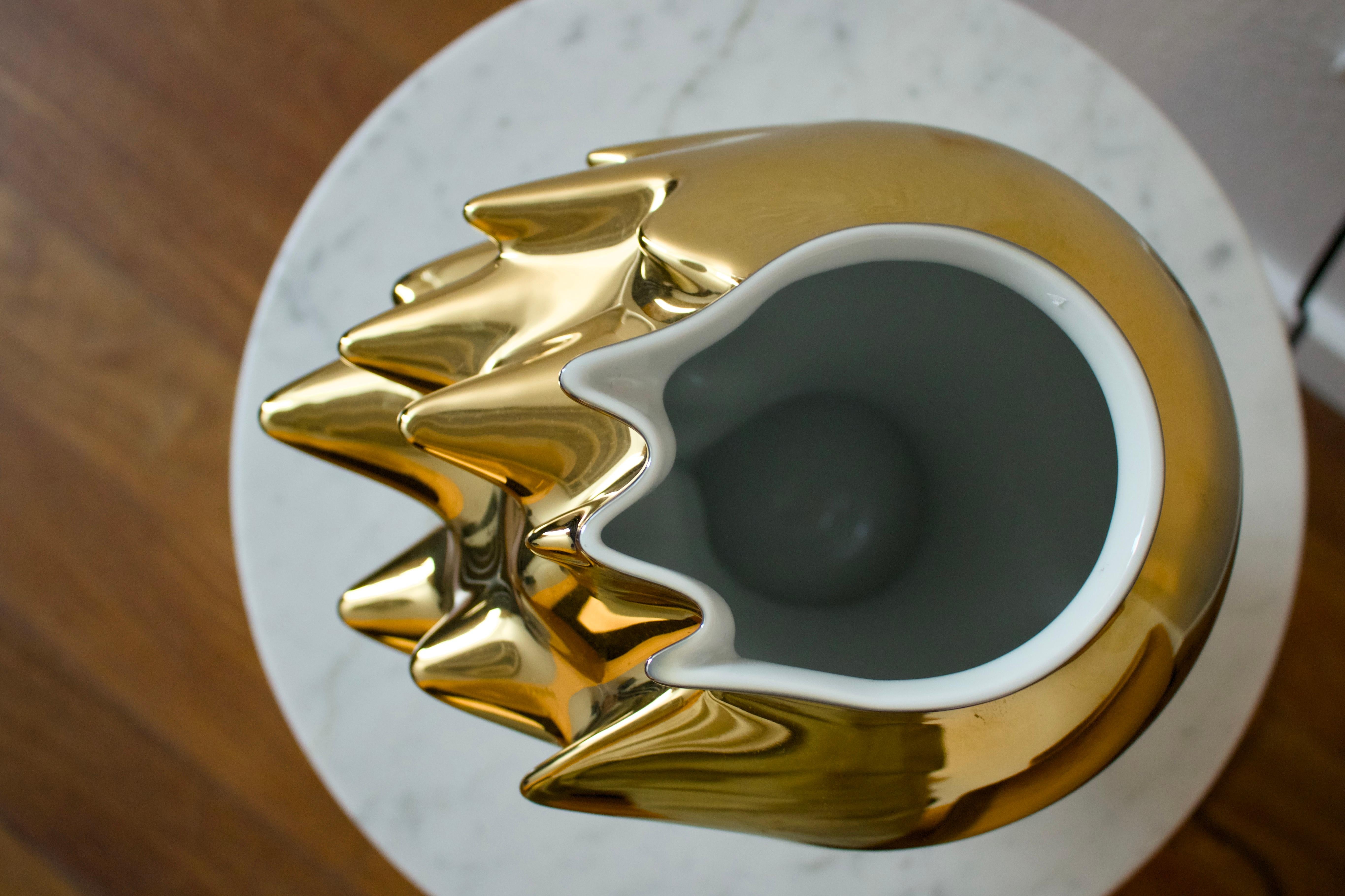 French “Fast” vase by Cédric Ragot for Rosenthal For Sale