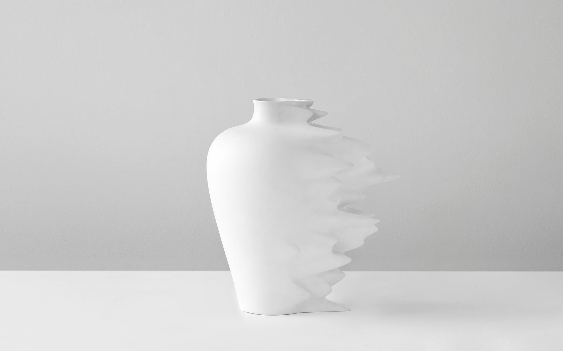 Other Fast, Vase in Corian, Black or White, YMER&MALTA, France For Sale