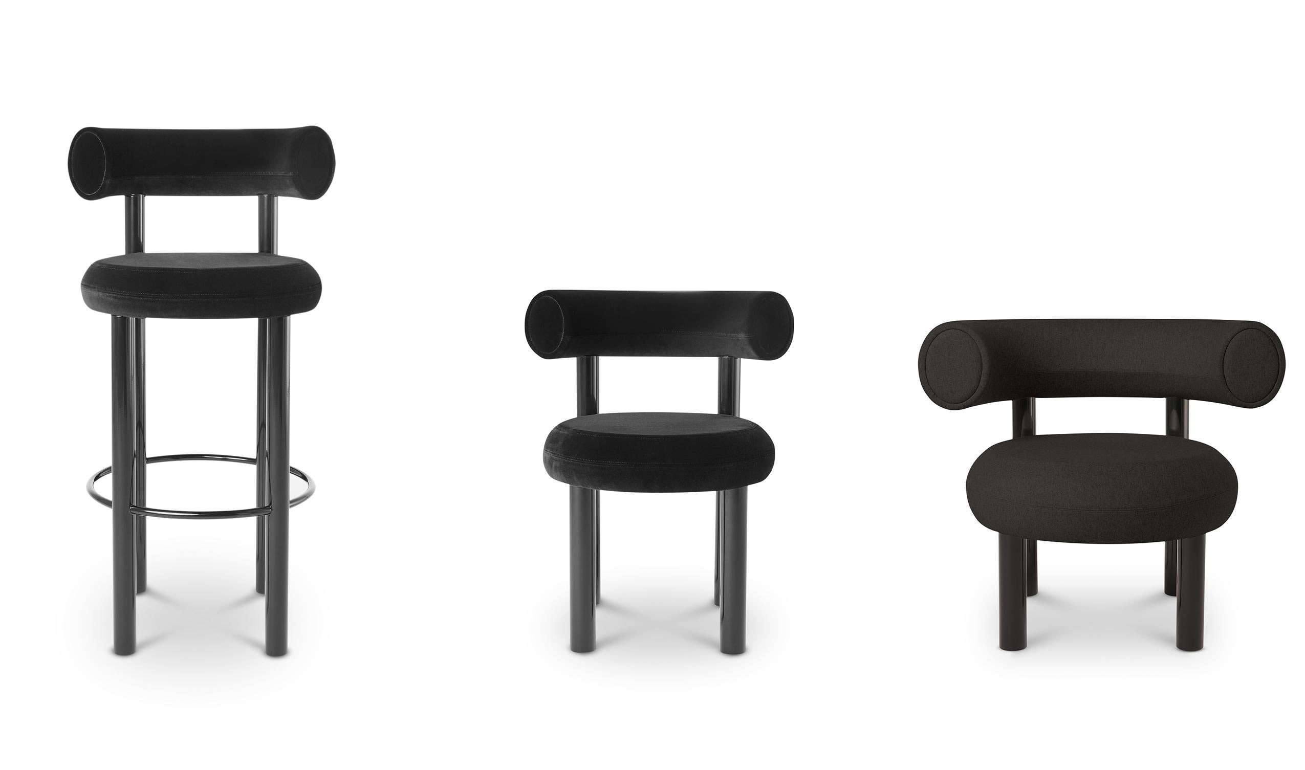 FAT Barstool with Black legs by Tom Dixon 5