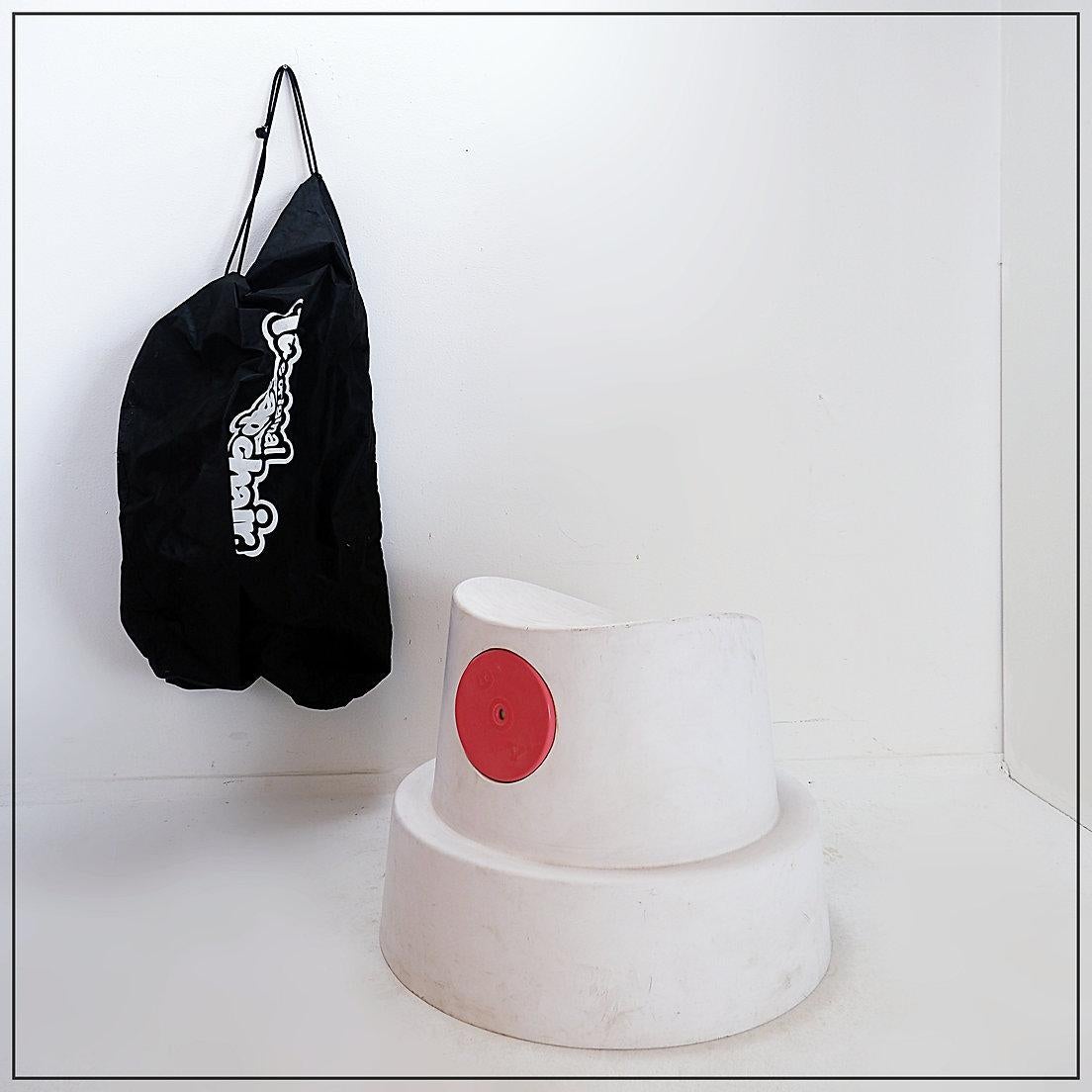 Fat Cap Stool by Dutch graphic designer Sander van Heukelom For Sale 8
