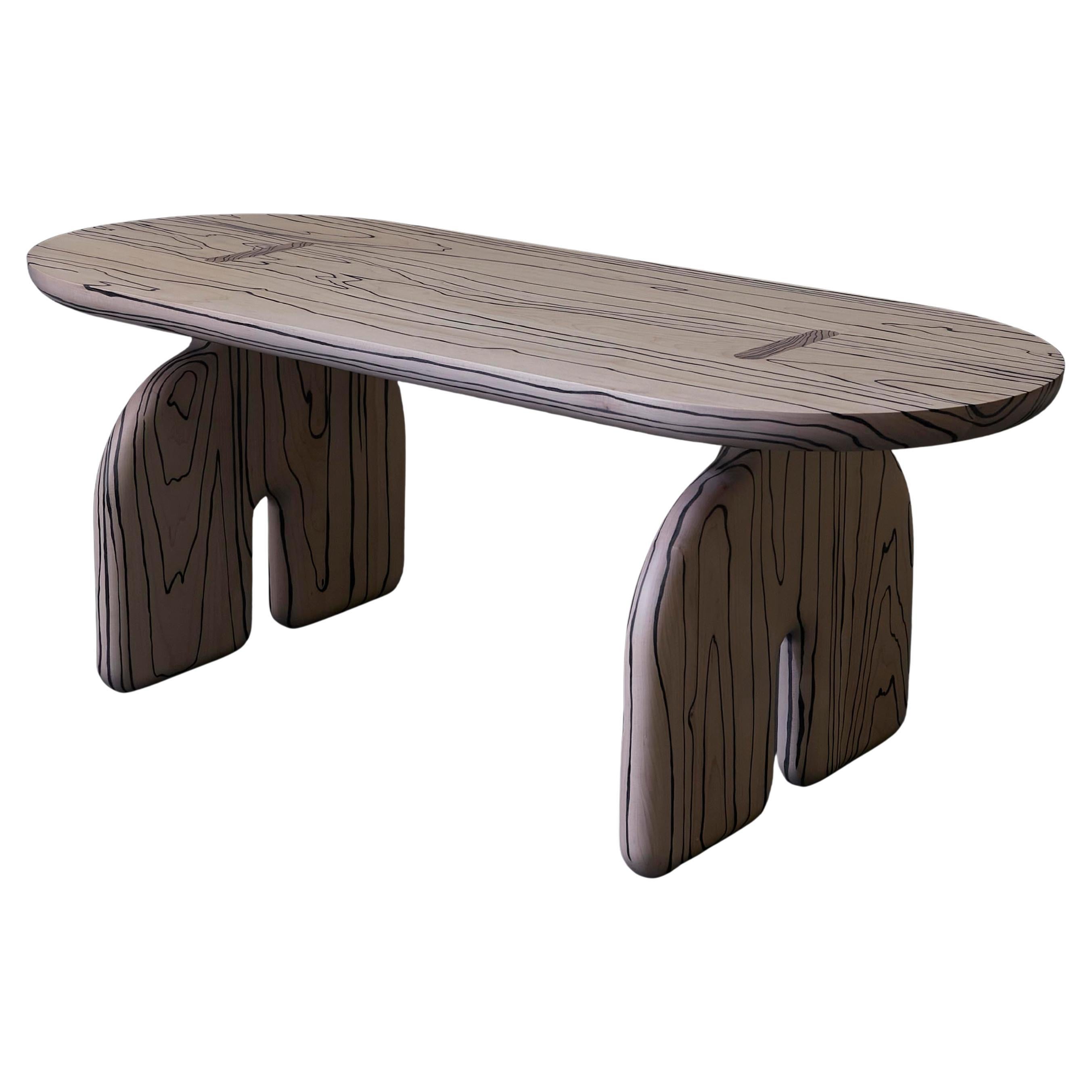 FAT COWBOY Coffee Table by Hamilton Holmes, Painted Maple, Handmade Design