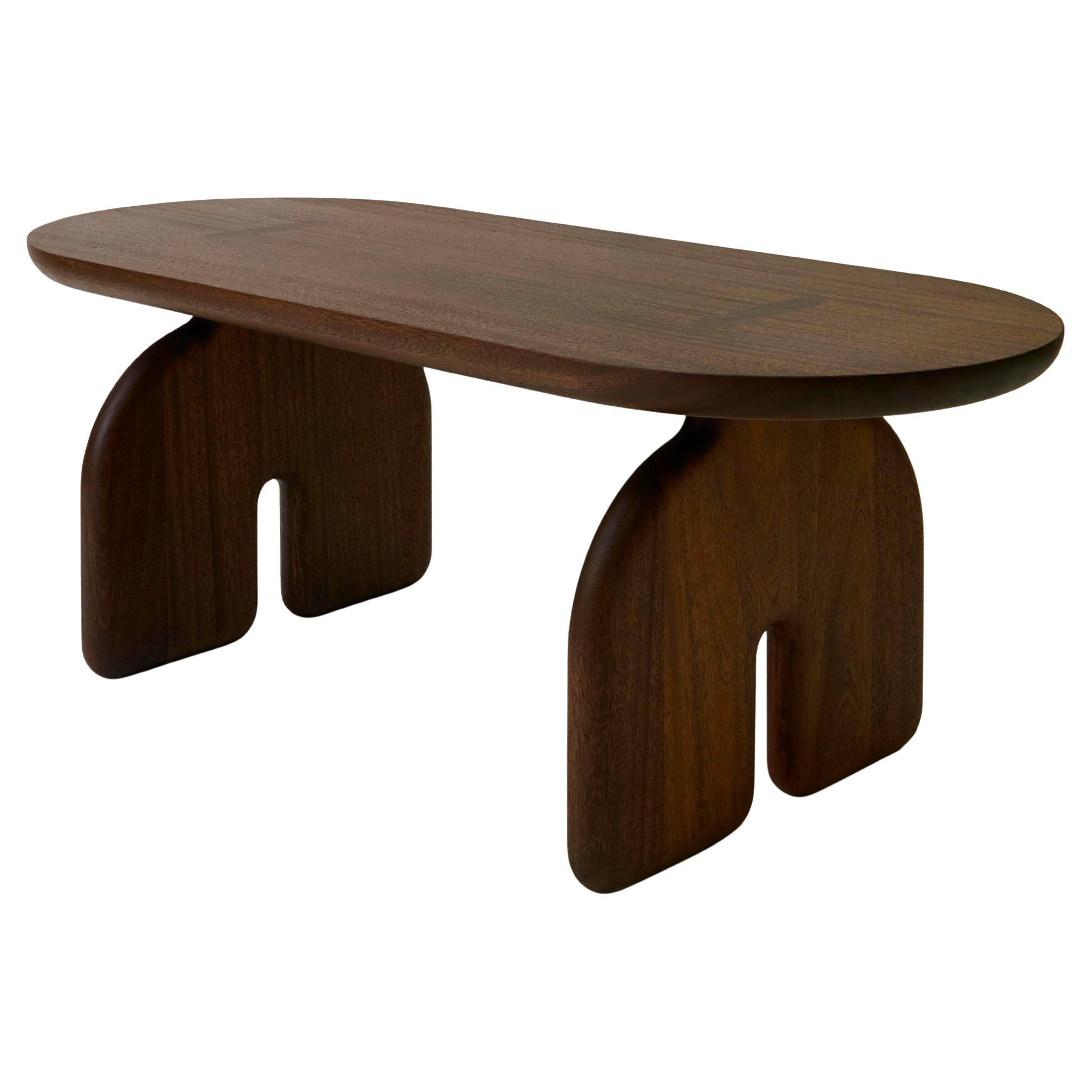 FAT COWBOY Coffee Table by Hamilton Holmes, Sapele, Handmade Design