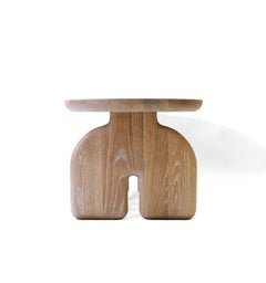 FAT COWBOY Couchtisch von Hamilton Holmes, Weiße Eiche, Handgefertigtes Design