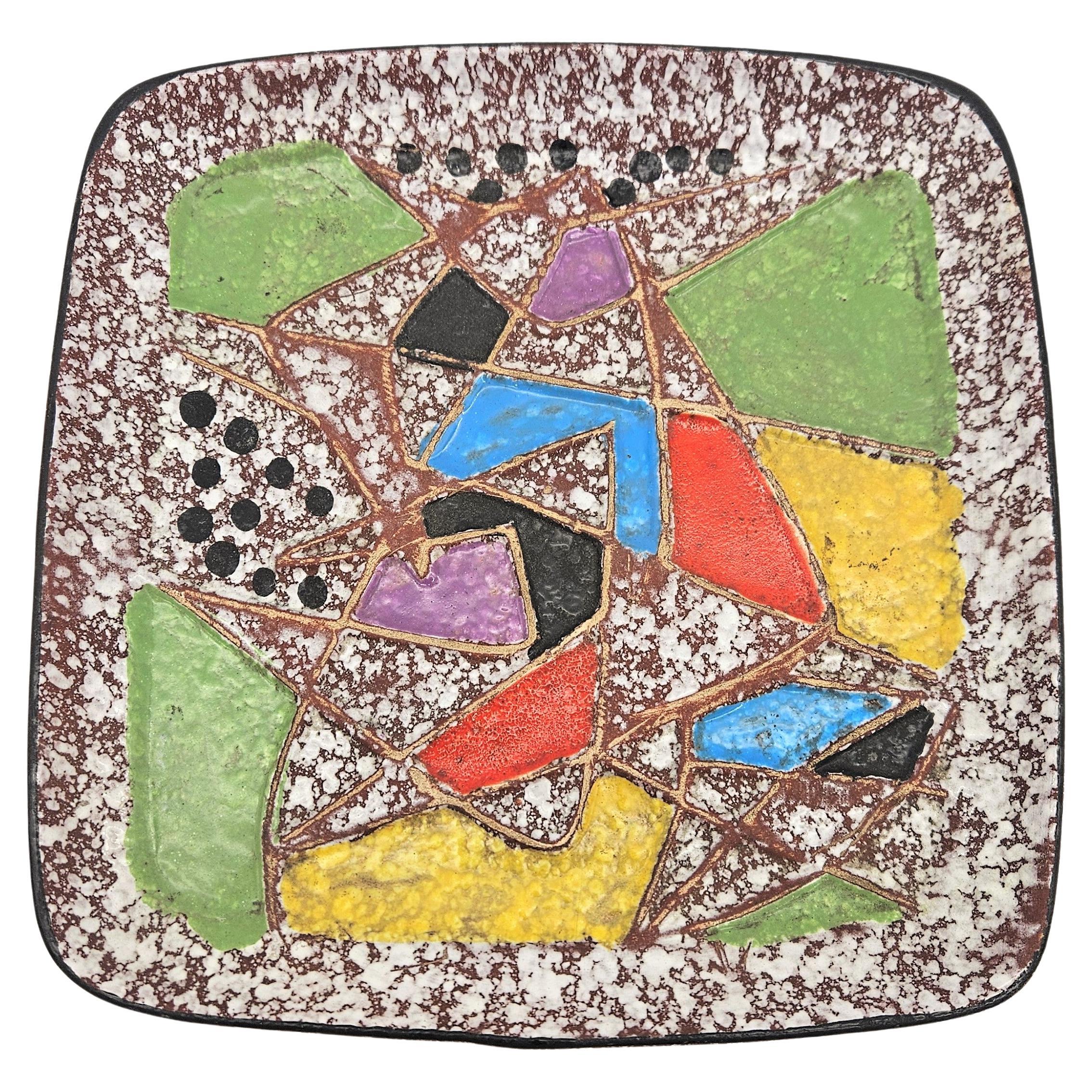 Fat Lava Bowl by Bodo Mans for Bay Keramik. 1950 - 1959