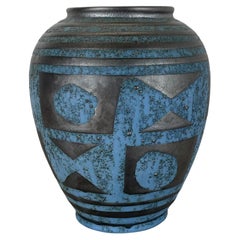 Vintage Fat Lava Ceramic "Ankara" Vase by Heinz Siery Carstens Tönnieshof, Germany 1960s