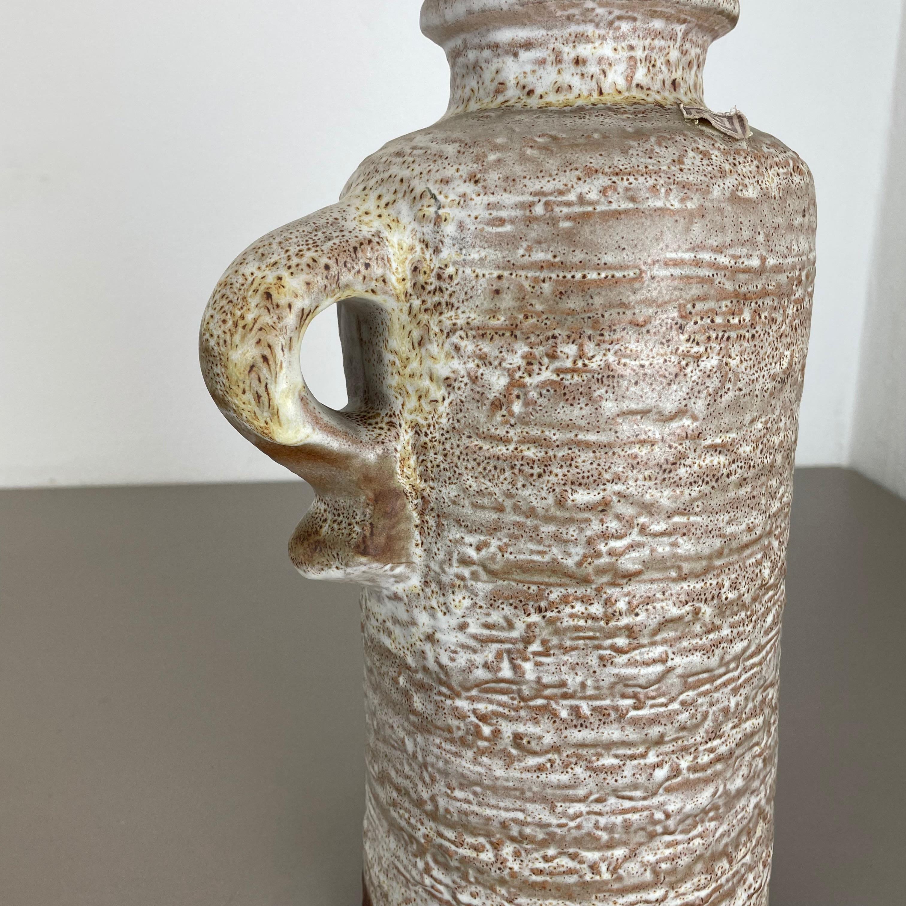 Fette Lava Keramische Brutalistische Vase Heinz Siery Carstens Tönnieshof, Deutschland, 1970er Jahre im Angebot 5