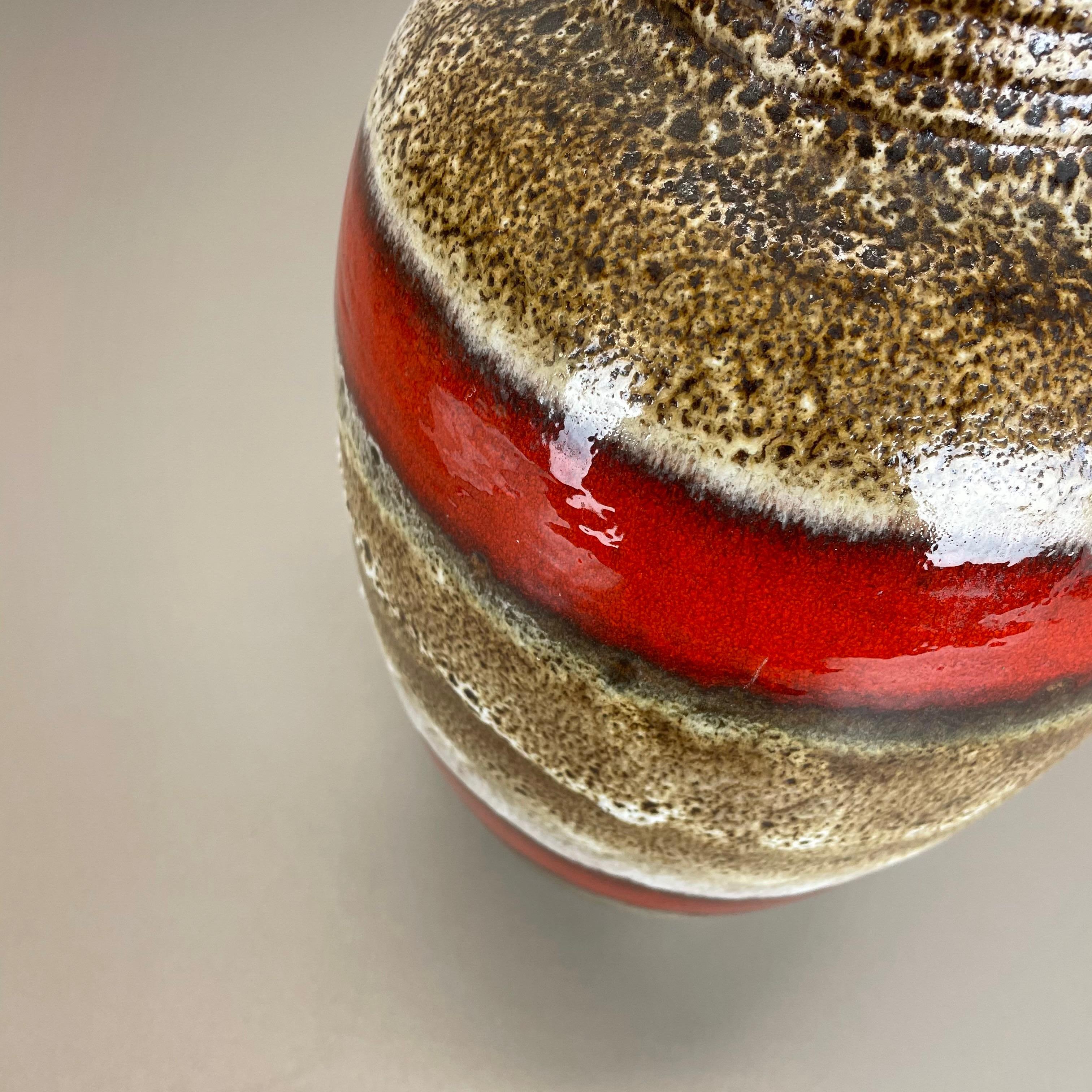 Vaso da terra in ceramica Lava grassa Heinz Siery Carstens Tönnieshof Germania 1970 in vendita 6
