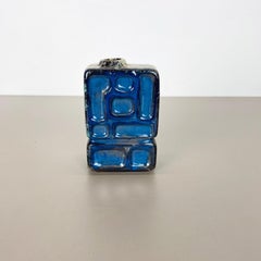 Vase aus fetter Lava-Keramik von Strehla Ceramic:: DDR Deutschland:: 1970er Jahre