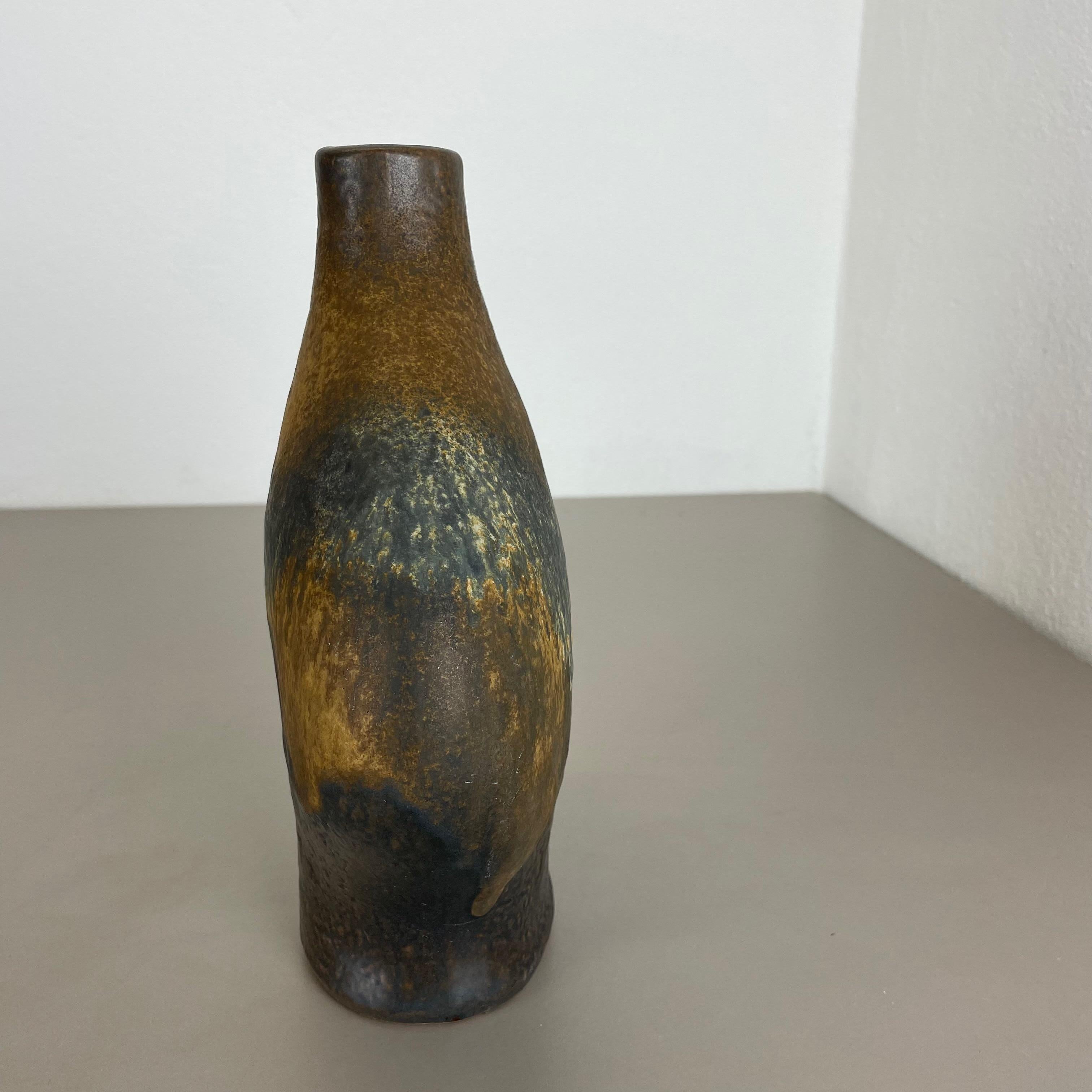 Vase en poterie de lave grasse Gerda Heukeroth Carstens Tönnieshof Allemagne, années 1970 en vente 3