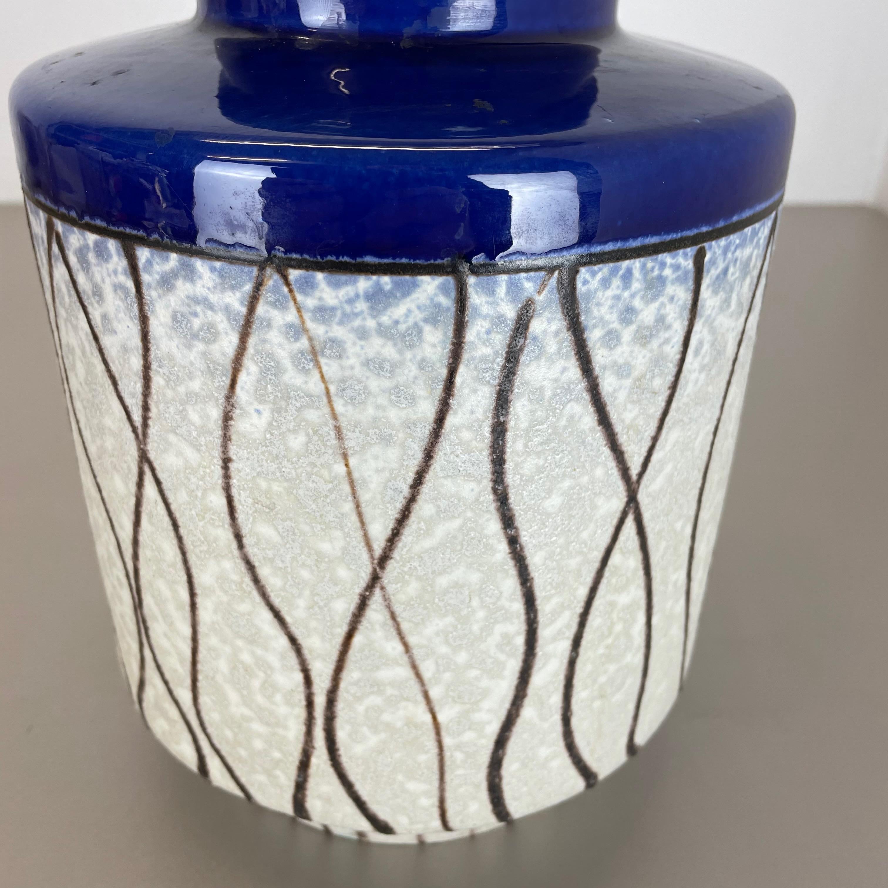 Vase aus fetter Lava-Keramik Heinz Siery Carstens Tönnieshof, Deutschland, 1960er Jahre im Angebot 7