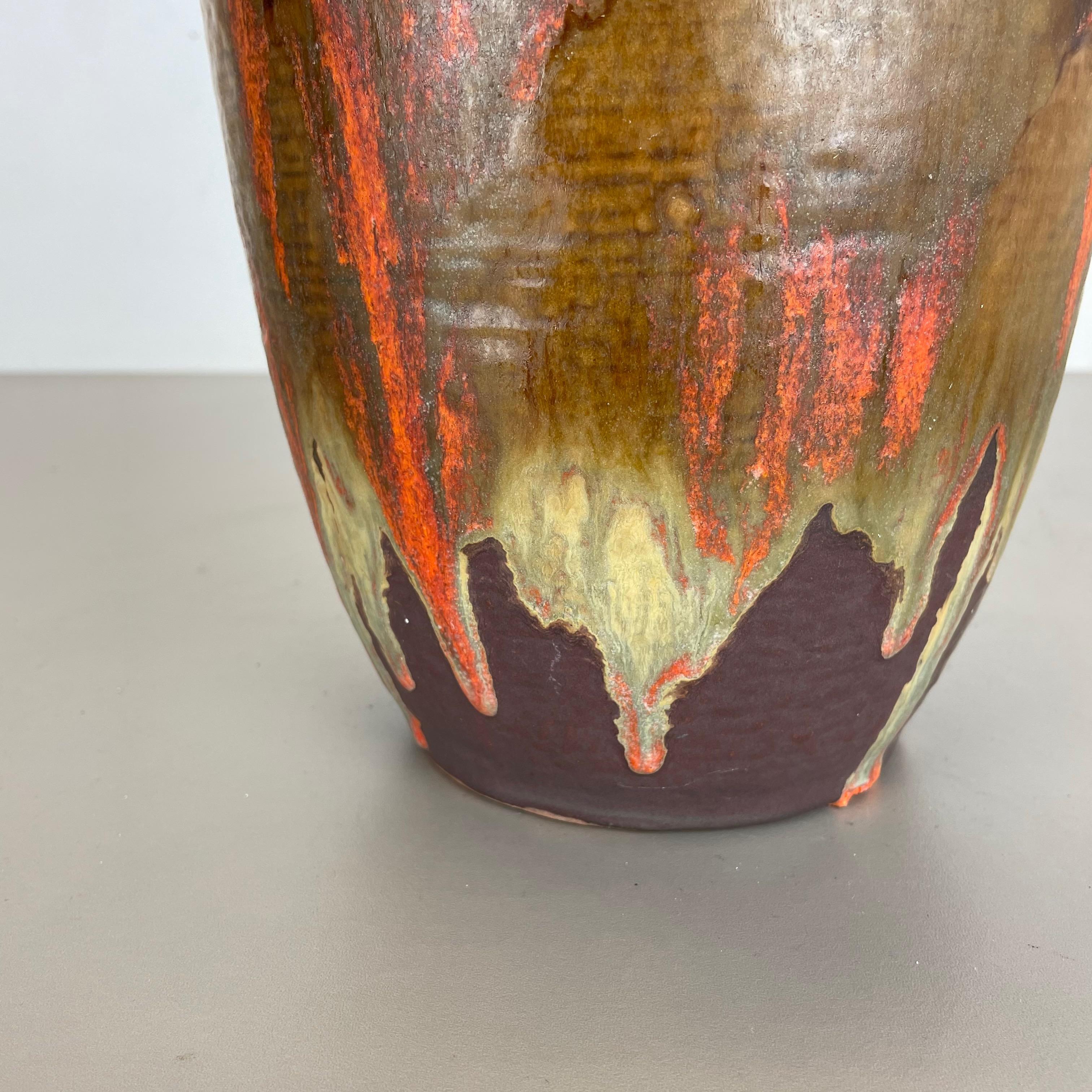 Vase aus fetter Lava-Keramik Heinz Siery Carstens Tönnieshof, Deutschland, 1960er Jahre im Angebot 8