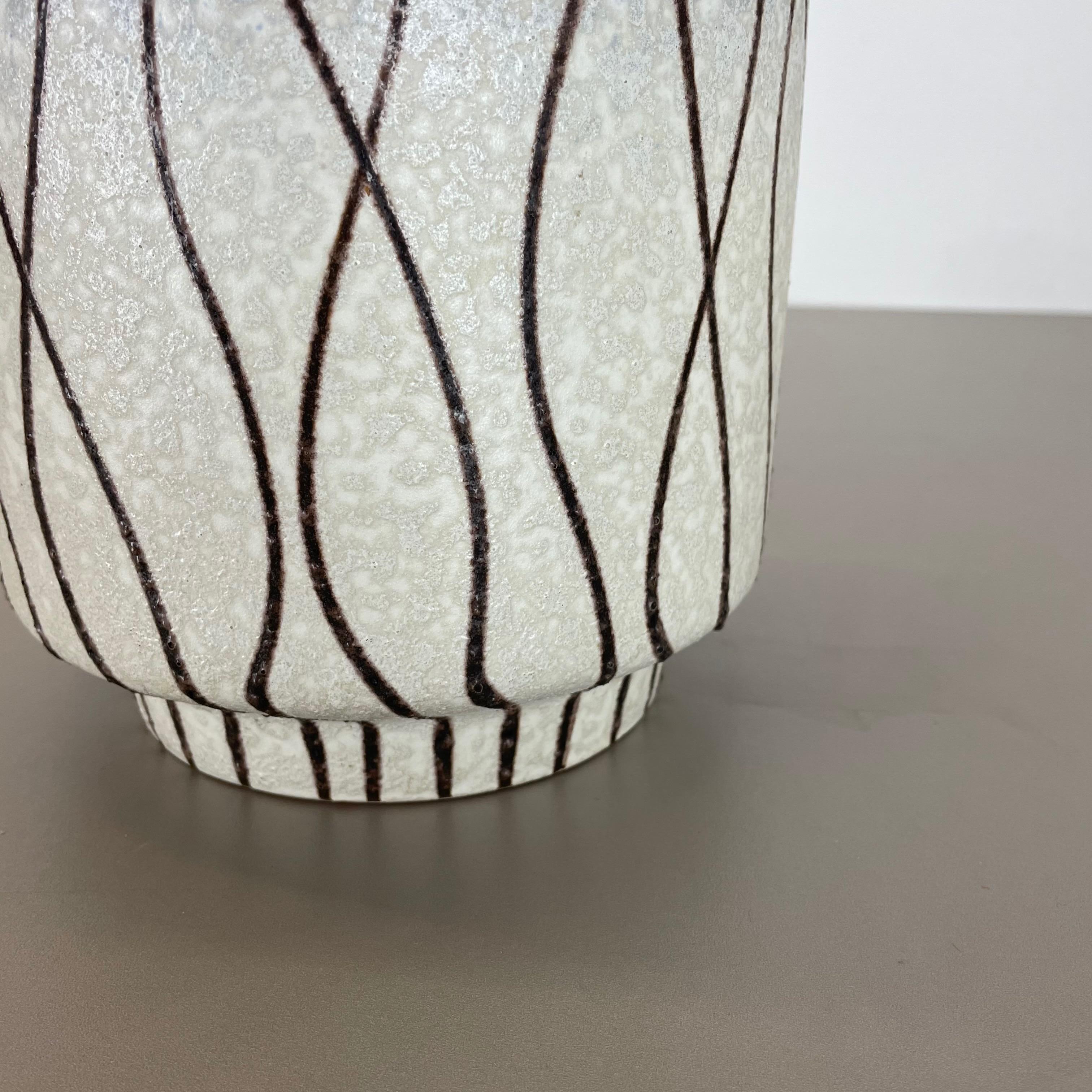 Vase aus fetter Lava-Keramik Heinz Siery Carstens Tönnieshof, Deutschland, 1960er Jahre im Angebot 8