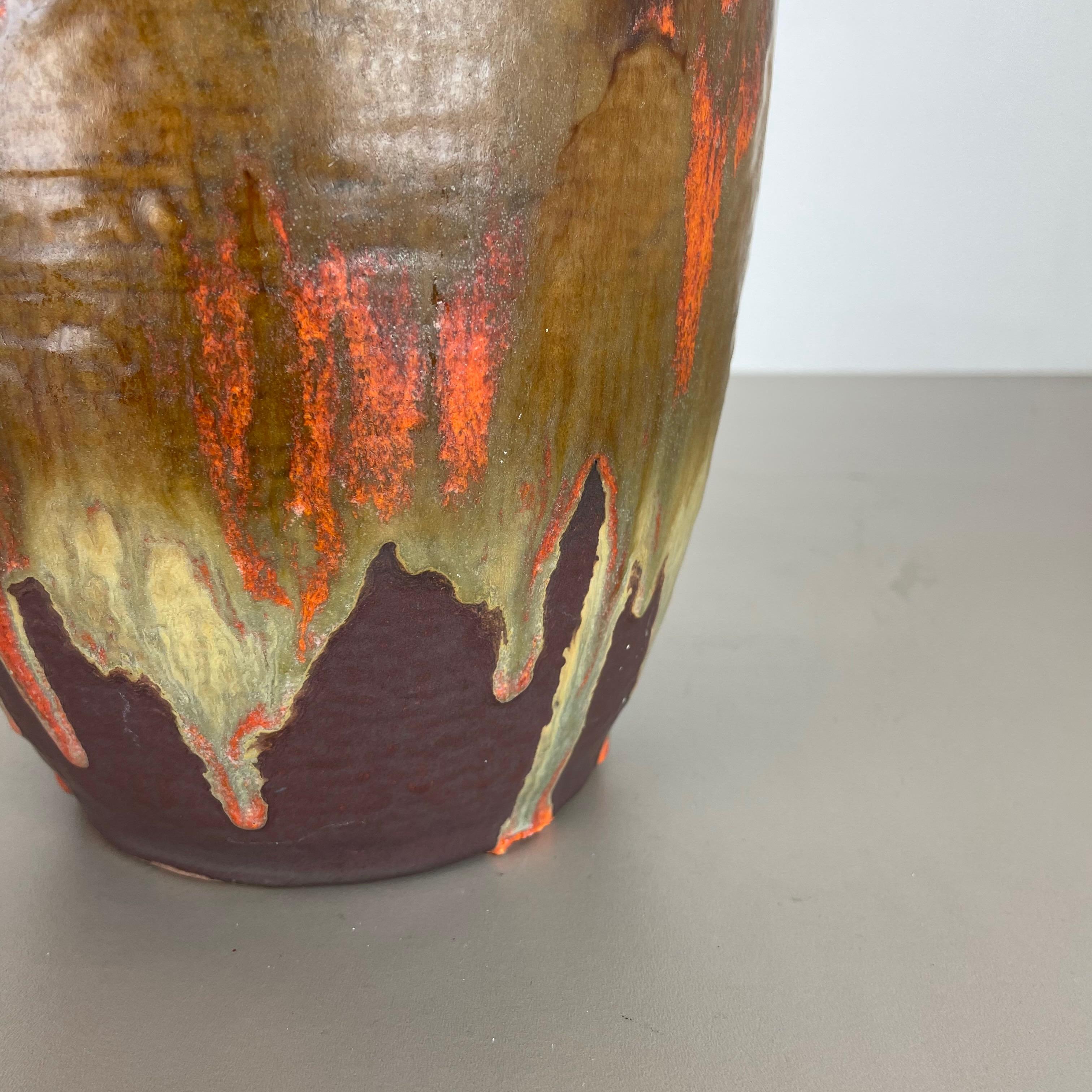 Vase aus fetter Lava-Keramik Heinz Siery Carstens Tönnieshof, Deutschland, 1960er Jahre im Angebot 9