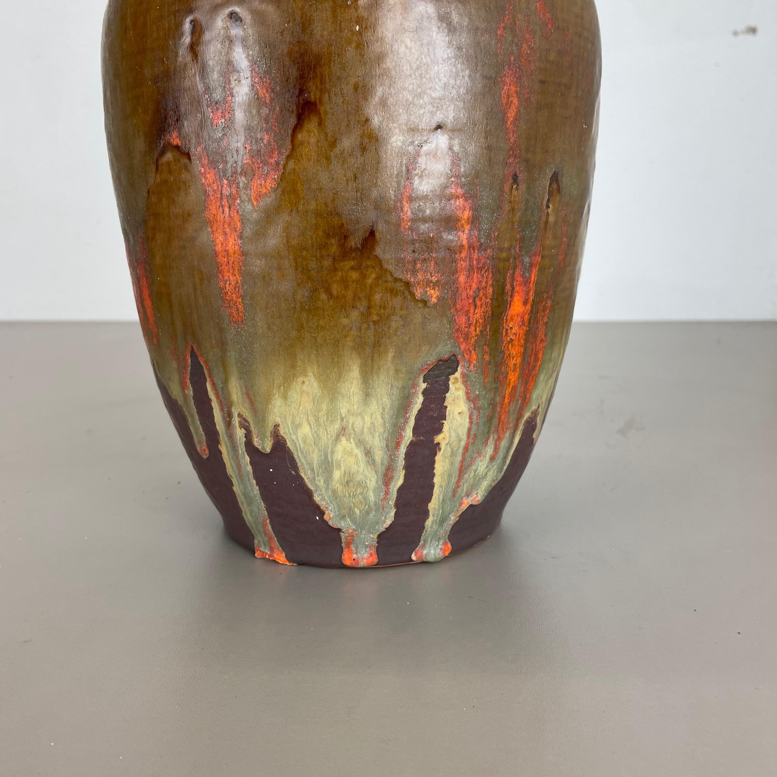 Vase aus fetter Lava-Keramik Heinz Siery Carstens Tönnieshof, Deutschland, 1960er Jahre im Angebot 12