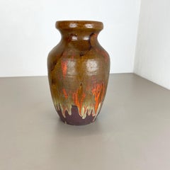 Fat Lava Ceramic Pottery Vase Heinz Siery Carstens Tönnieshof, Germany, 1960s