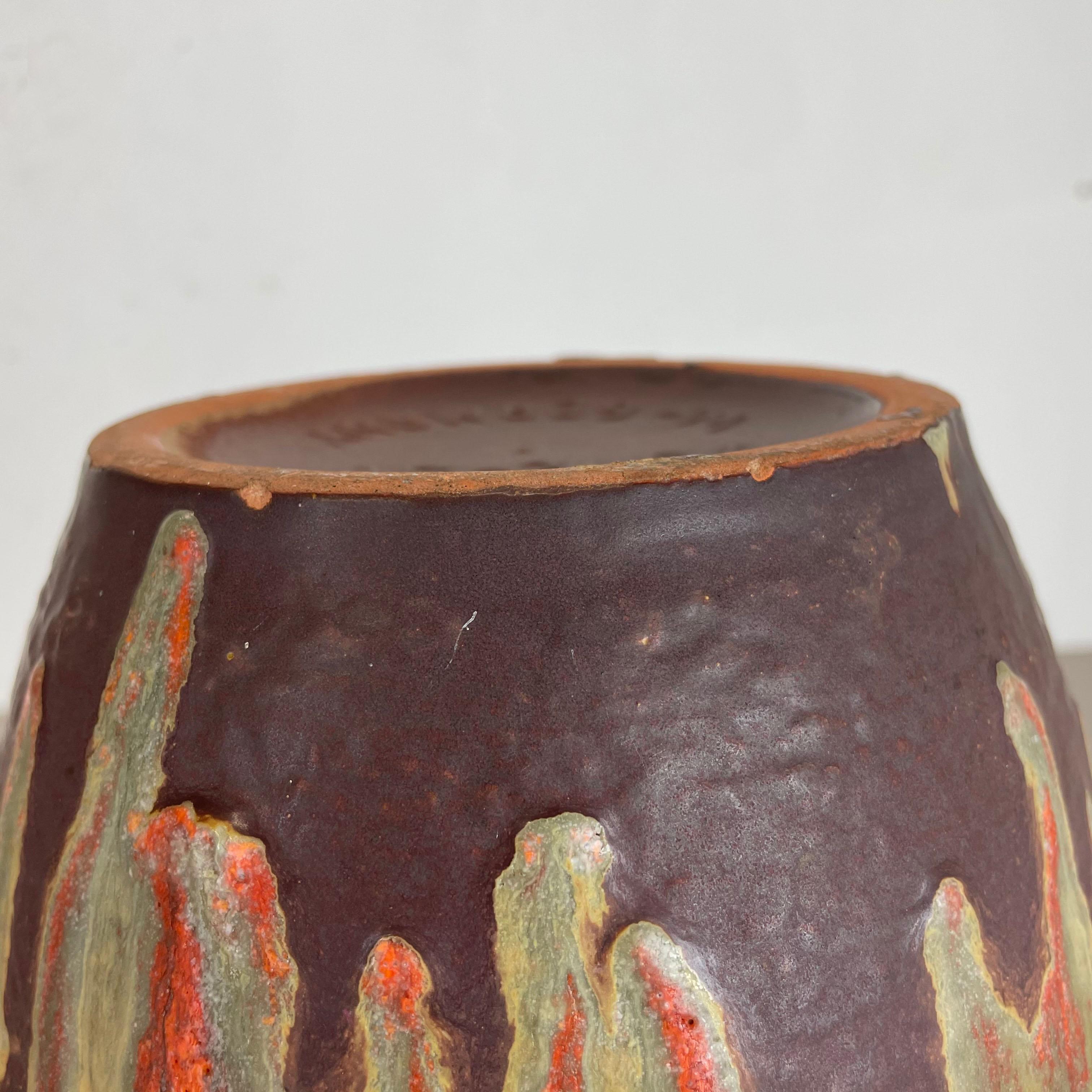 Vase aus fetter Lava-Keramik Heinz Siery Carstens Tönnieshof, Deutschland, 1960er Jahre im Angebot 15