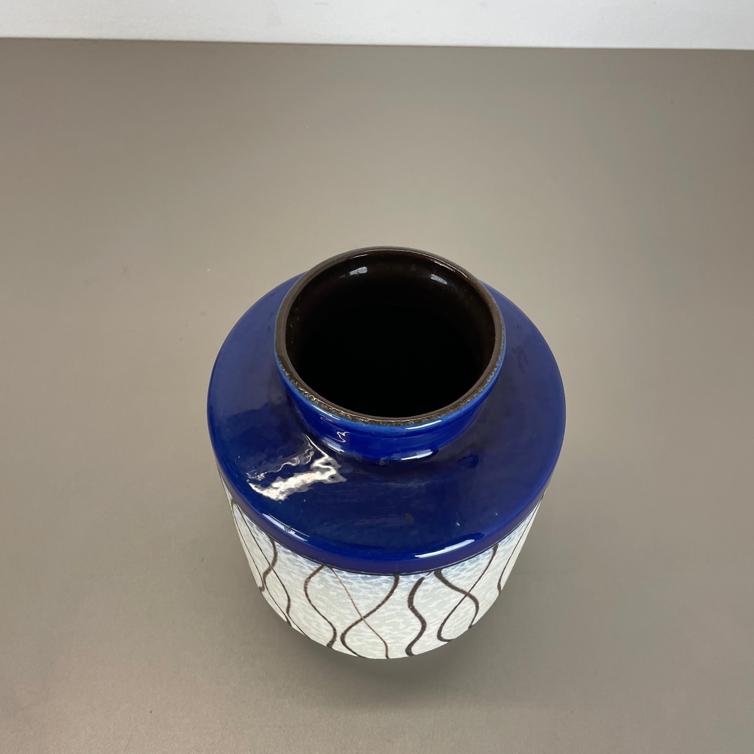 Fat Lava Ceramic Pottery Vase Heinz Siery Carstens Tönnieshof, Germany, 1960s For Sale 1
