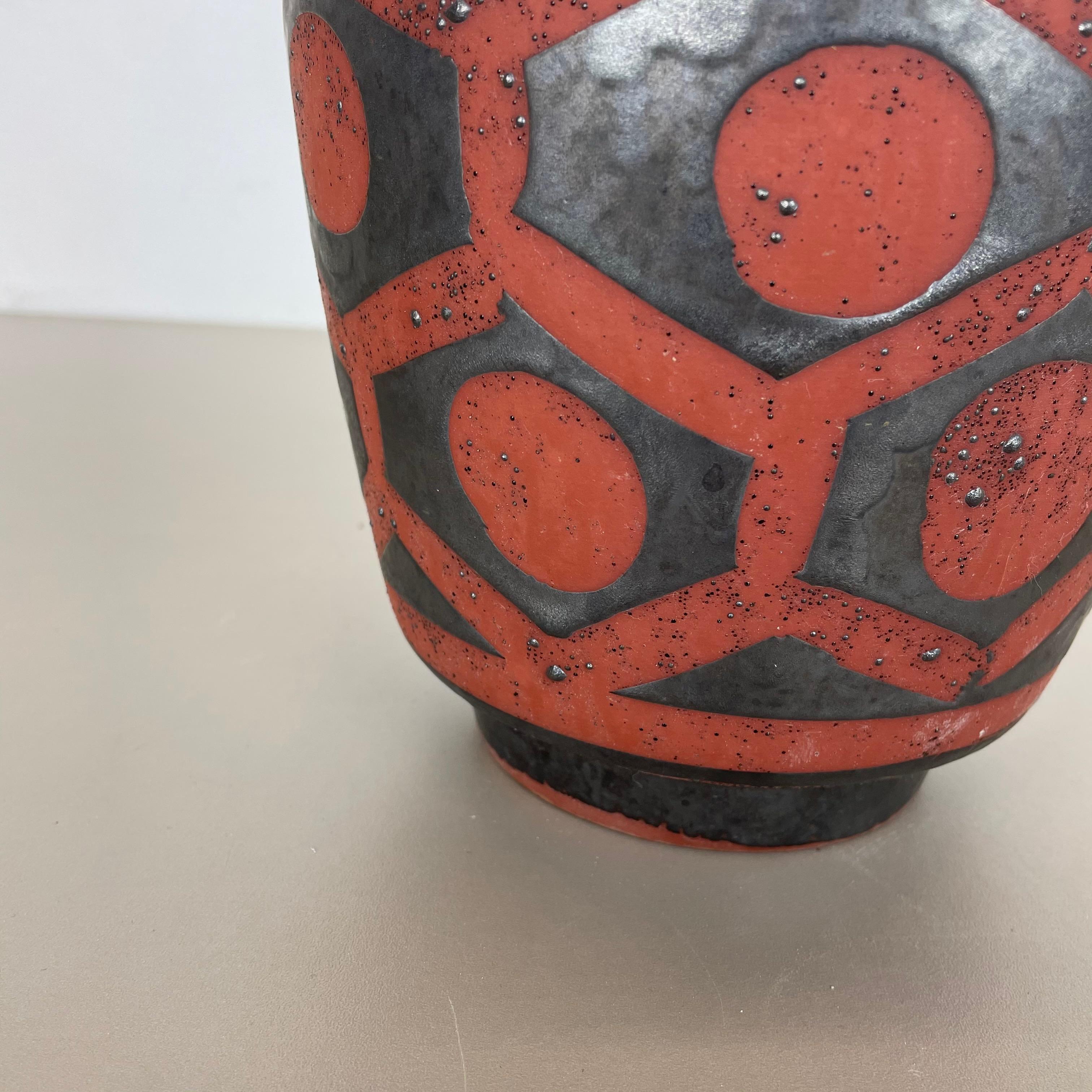 Fat Lava Ceramic Pottery Vase Heinz Siery Carstens Tönnieshof, Germany, 1960s 1