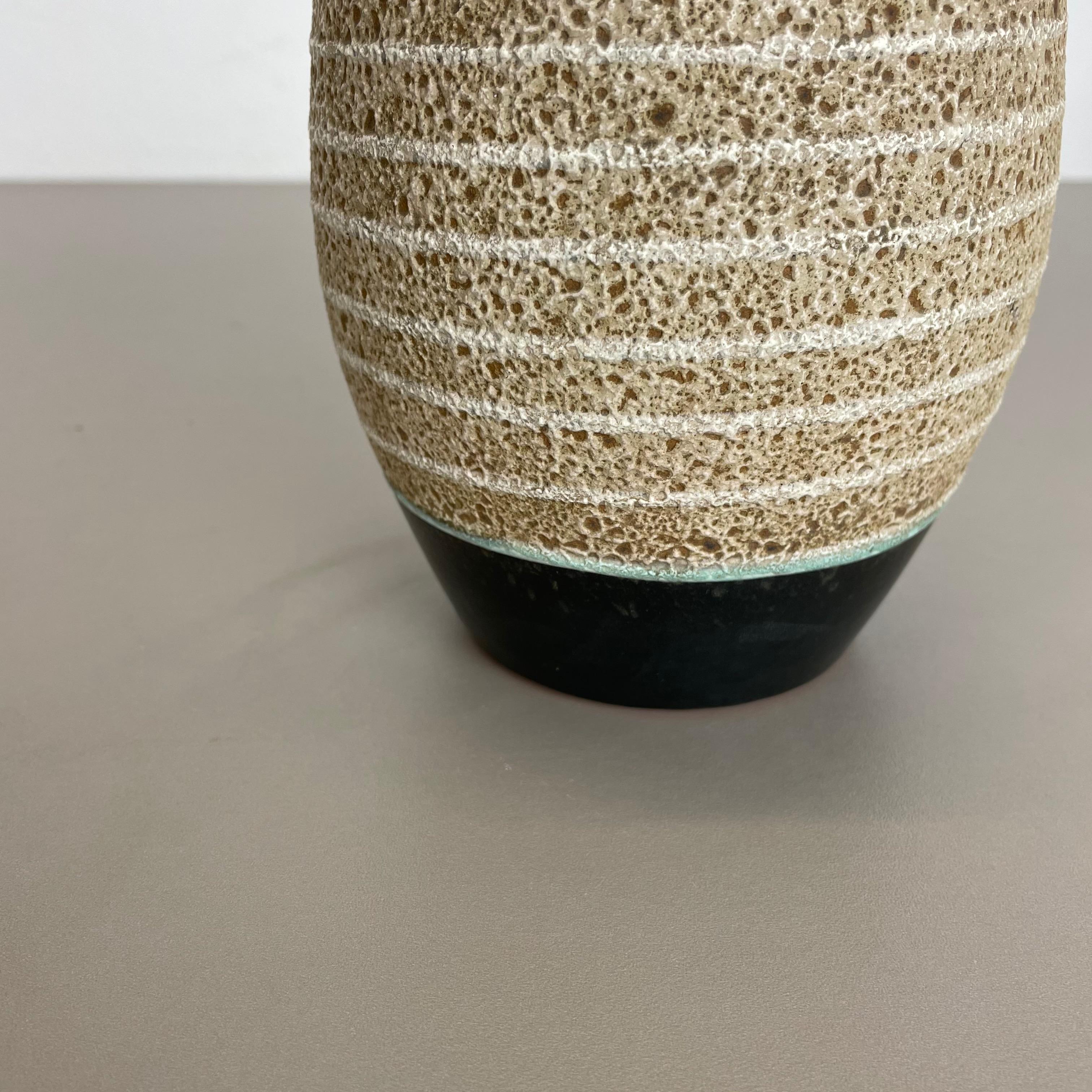 Fat Lava Ceramic Pottery Vase Heinz Siery Carstens Tönnieshof, Germany, 1960s For Sale 3