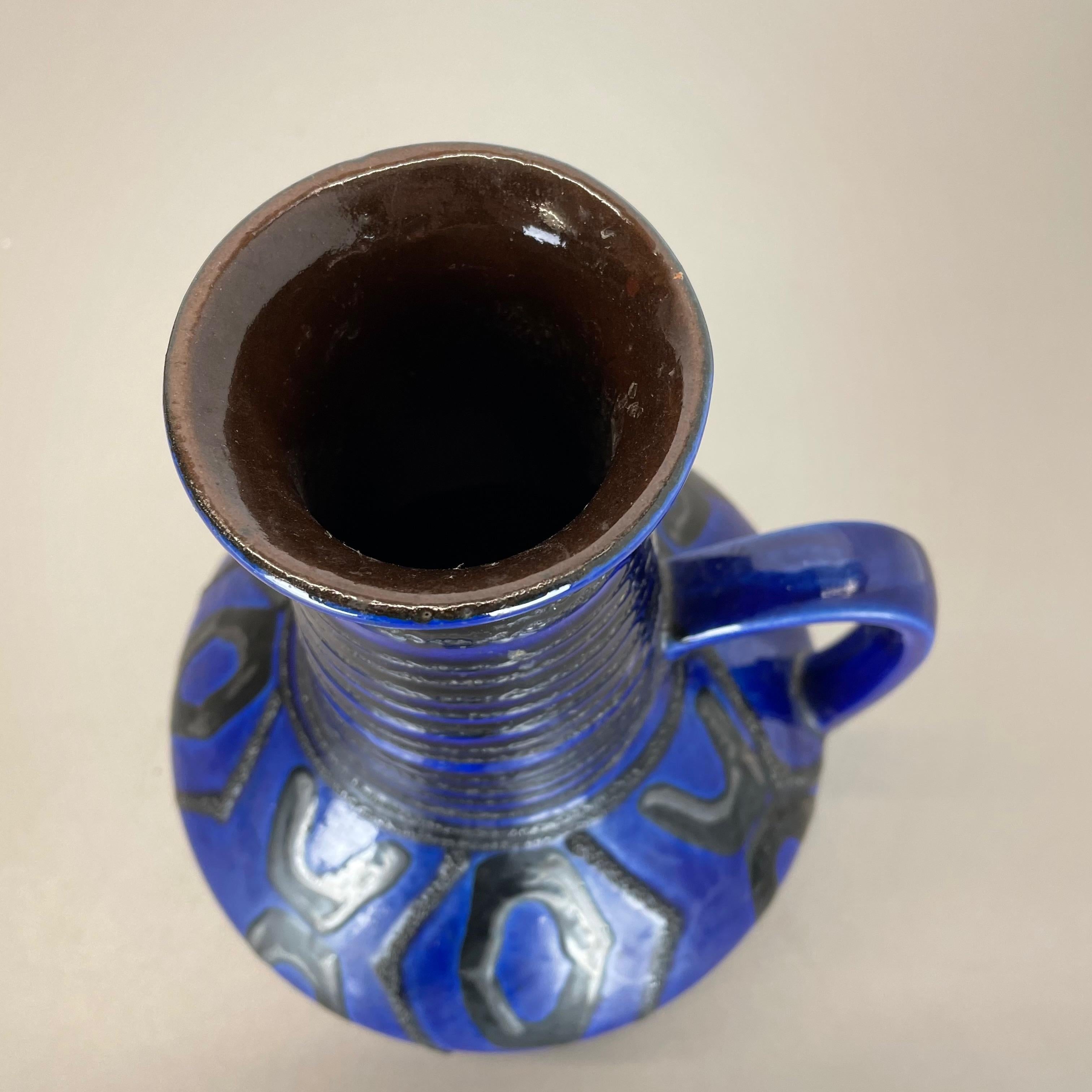 Vaso in ceramica Lava Grassa Heinz Siery Carstens Tönnieshof, Germania, anni '70 in vendita 3